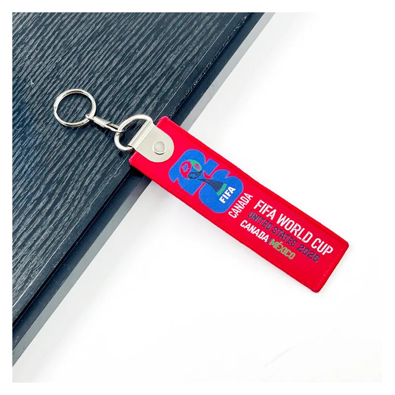 2026 Football Trophy Keychain Soccer Fan Backpack Charm Collectible