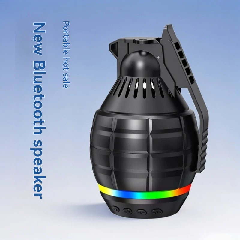 M26 Grenade Wireless Bluetooth Speaker Portable with FM Radio Bluetooth Speaker Outdoor Mountaineering subwoofer TWS/TF