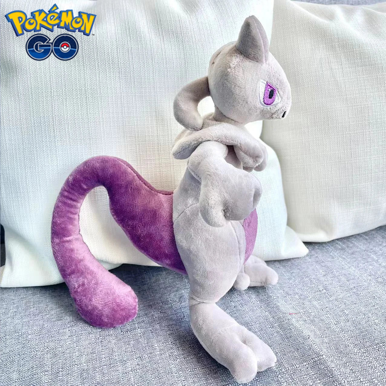 Mewtwo Plush Stuffed Animal Soft Sofa Pillow