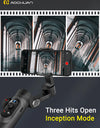 Smart X Pro Gimbal Handheld Stabilizer for Smartphone OLED Display Wireless Charging Inception Mode(SmartXPro Black)