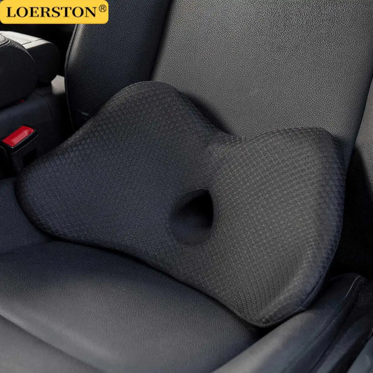 Memory Foam Lumbar Support Pillow for Office Chair and Car Seat