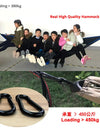 Portable Large Hammock 300x200cm Beach Hanging Bed for Camping Gear outdoor Swings Nylon Parachute Double Person Travel