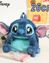 Disney Plush Backpack Ins Japanese Blue Stitch Funny Cartoon Large-Capacity Student Backpack Kindergarten Bag