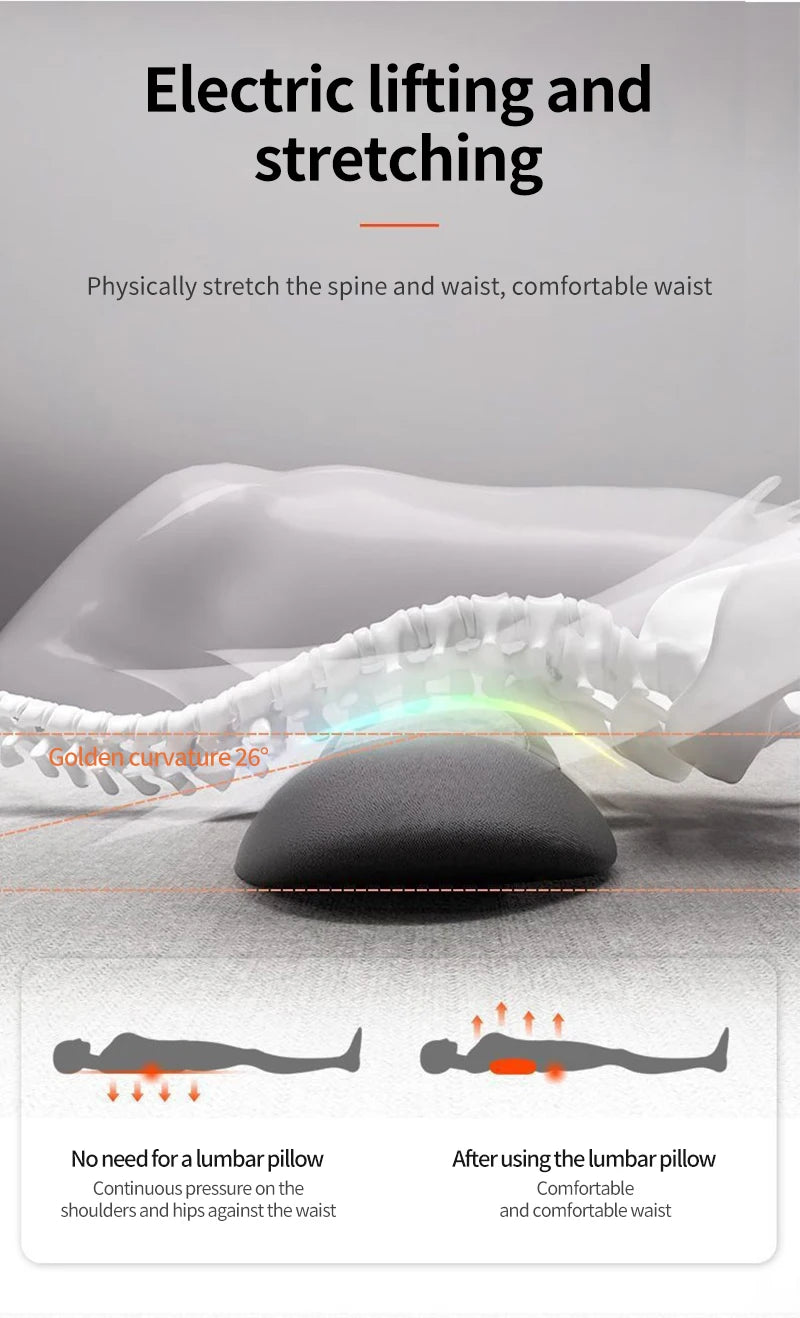 Multi functional massage Pillow for sleeping bed specific lumbar support lumbar protection lumbar support lumbar massage heating
