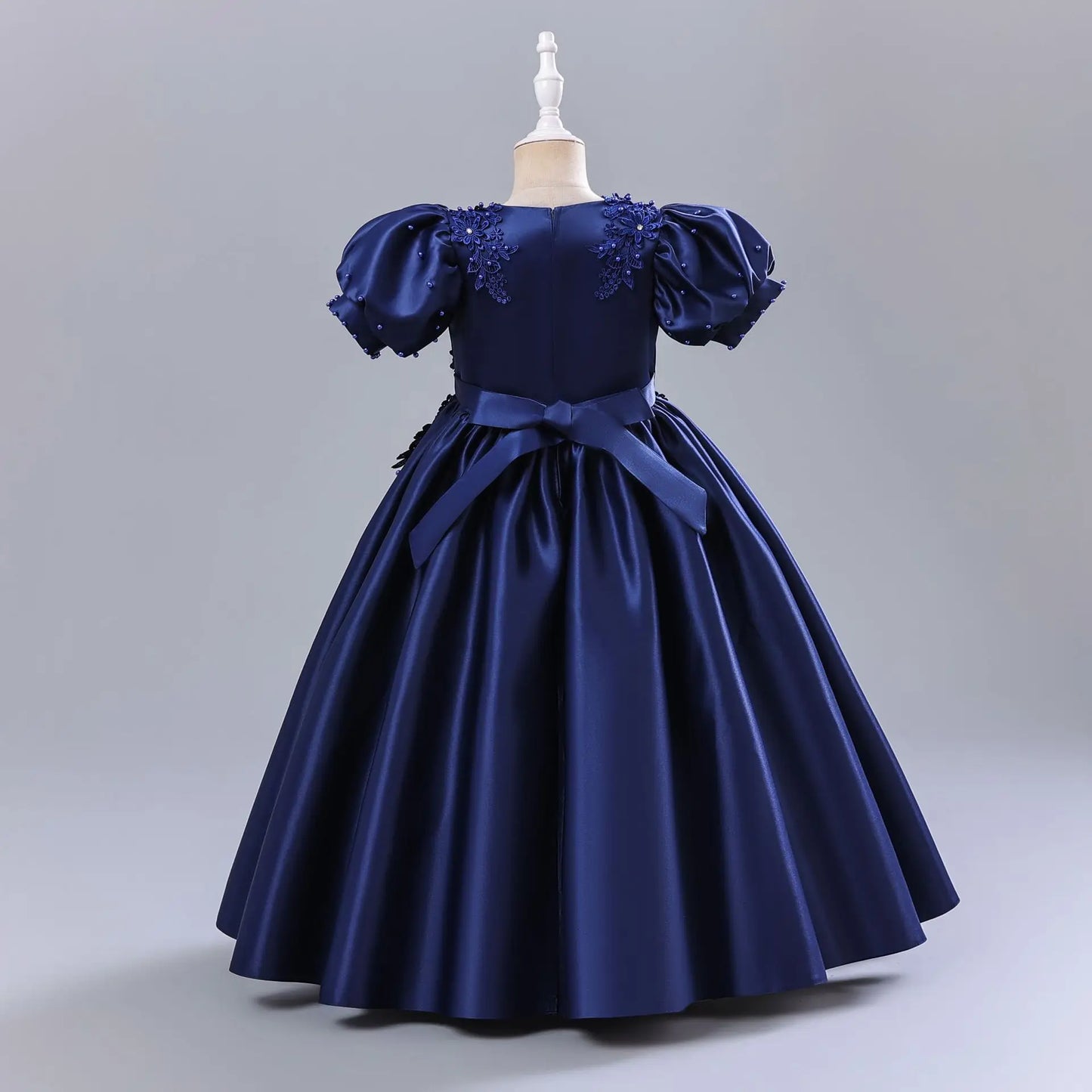 Princess Dress for Girls - Short Sleeve Party Gown for Christmas/School Events | Flower Girl Pageant Dress