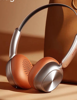 D20S Retro Headband Headphones Bluetooth 5.4 Sport Earbuds HiFi Sound Noise Cancelling Headband Earphones for Running