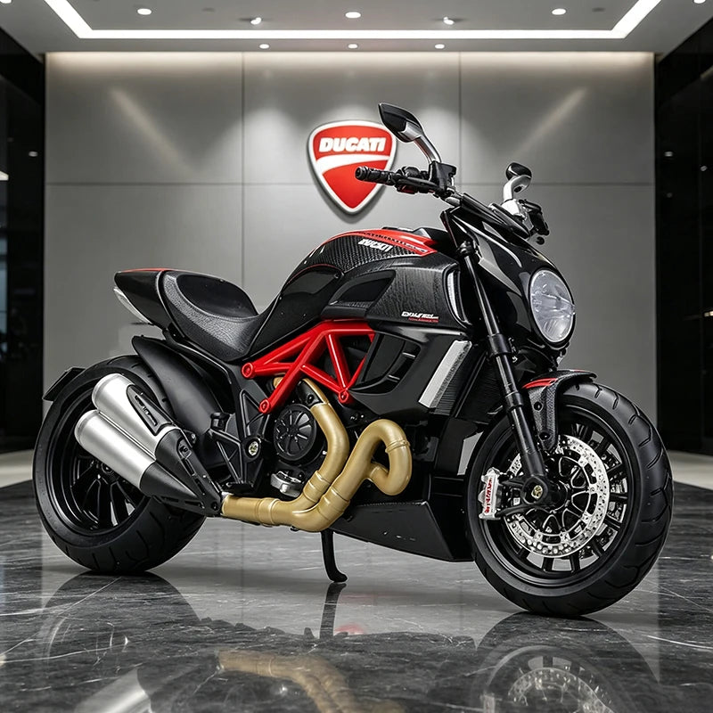 1 12 Scale Ducati Diavel Carbon Diecast Motorcycle Model