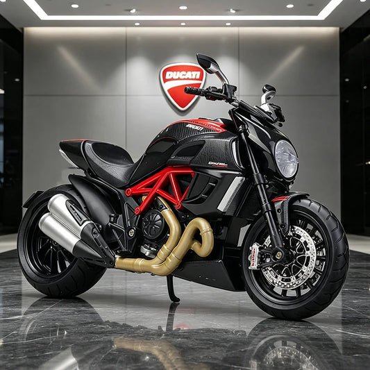 1 12 Scale Ducati Diavel Carbon Diecast Motorcycle Model