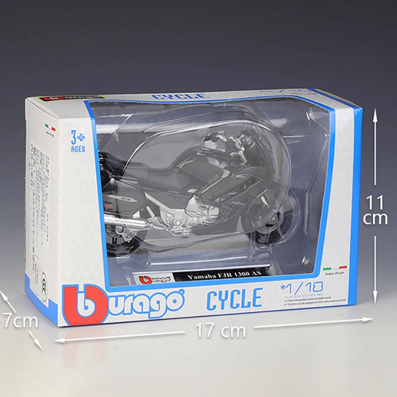1 18 Scale Yamaha FJR1300AS Diecast Motorcycle Model