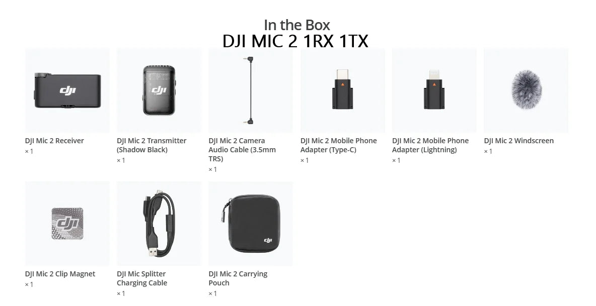 Wireless Microphone System with 32 Bit Float Recording Intelligent Noise Cancelling and 250m Transmission Range