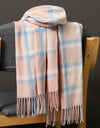 Autumn Winter Warm Cashmere Scarf Dot Pattern Long Tassels Women Thicken Wrap Shawl Lady muffler Wool Pashmina