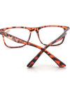 Oversize Reading Glasses Rectangle Frame Sun Readers Eyeglasses Spring Hinge Lightweight Wear with Diopter +1.0 - +4.0