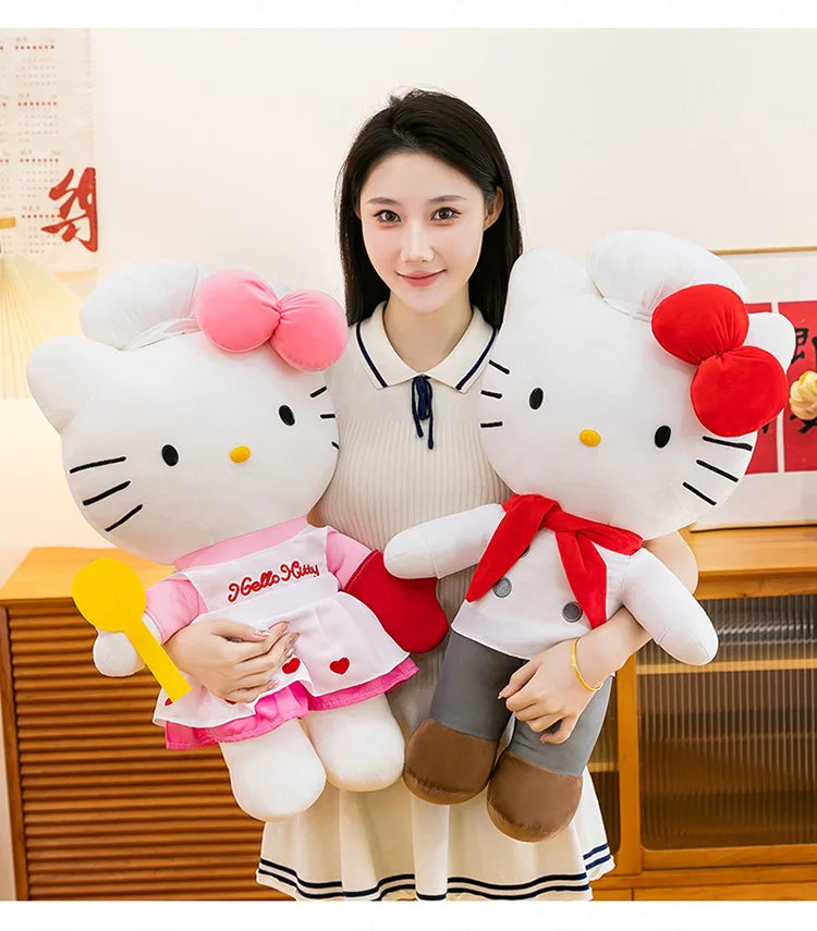 Cute Cat Character Plush Stuffed Doll Pillow Toy