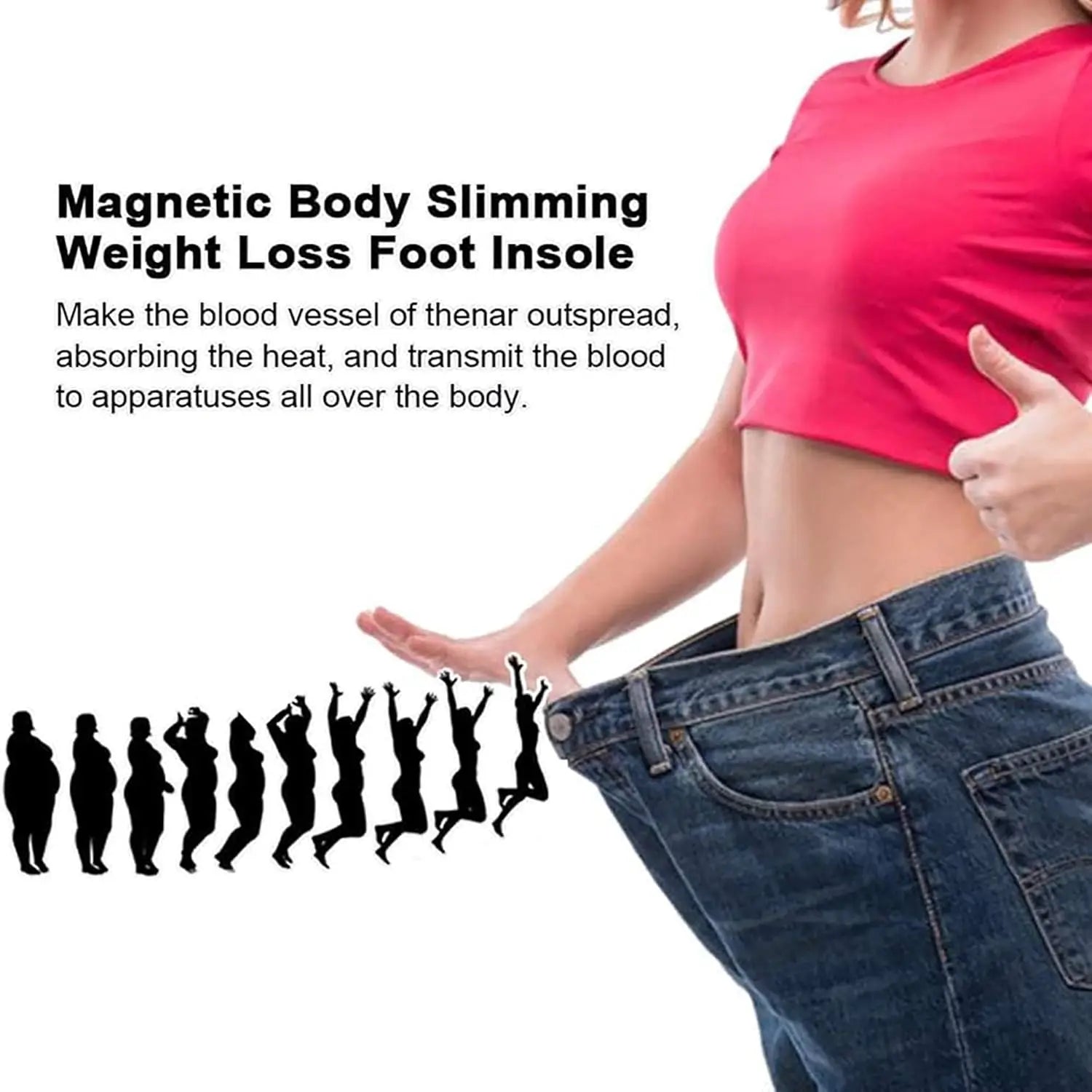 Insoles Acupressure Insoles EVA Orthopedic Insoles for Men and Women Foot Massage  Loss Weight Pads Foot Health Slimming