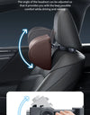 Multi-Functional Car Headrest Pillow Memory Foam Car Neck Pillow, Support Cervical vertebrae and Head, Soft Velvet, Adjustable Height