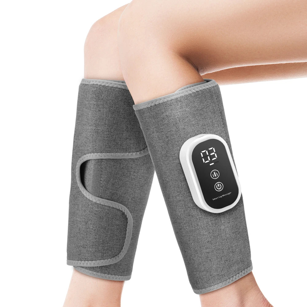 360° Full Cover Leg Massager Hot Compress Leg Massagers Vibration Relax Muscles Relieve Fatigue Thigh Calf Massage Device