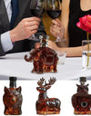 120ml Whiskey Glass Decanter Animal Statue Wine Bottle Liquor Container Elephant Deer Owl Tabletop Decoration For Home Bars Cafe