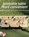 Outdoor Storage Box Folding Table Camping Foldable Hand Basket Picnic Car Trunk Barbecue Gathering Waterproof Tableware