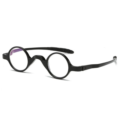 Tiny Reading Glasses Men Retro Vintage Smart Glasses Black Frame