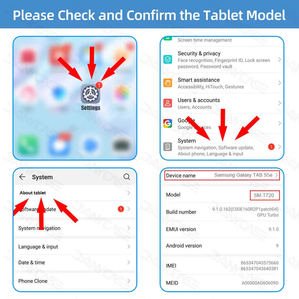 Case Fit Samsung Galaxy Tablet Case for S9 FE S6 lite Tab A9 A8 S7 S8 S9 and Plus FE Smart Auto Sleep Wake Function Acrylic Case