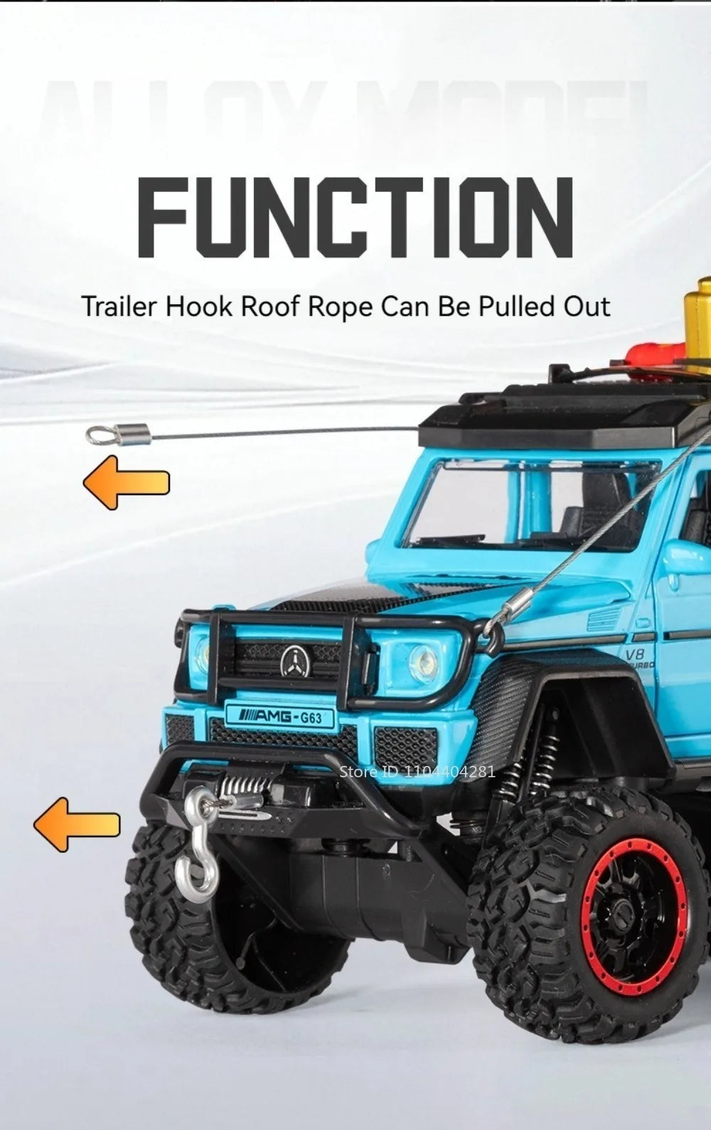 1:24 G63 G550 Diecast Alloy Miniature Model Toys Cars Sound Light Pull Back Doors Opened Off-road Vehicles Boys Birthday Present