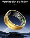 R06 Smart Ring with Charging Case for Men Women, Heart Rate and Blood Oxygen Monitor, IP68 & 5ATM Waterproof, Sport