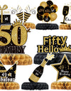 Happy 50th Birthday Backdrop Background Banner For Man Napkin Balloon Door Curtain 50 Years Anniversary 50 Birthday Party Decor