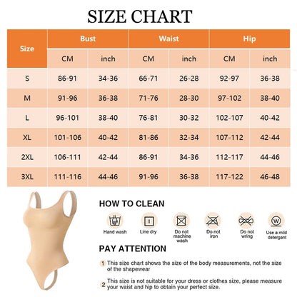 Bodysuits for Women Tummy Control Shapewear Seamless Square Neck Thong Bodysuit Sculpting Shaper Tank Top Jumpsuit