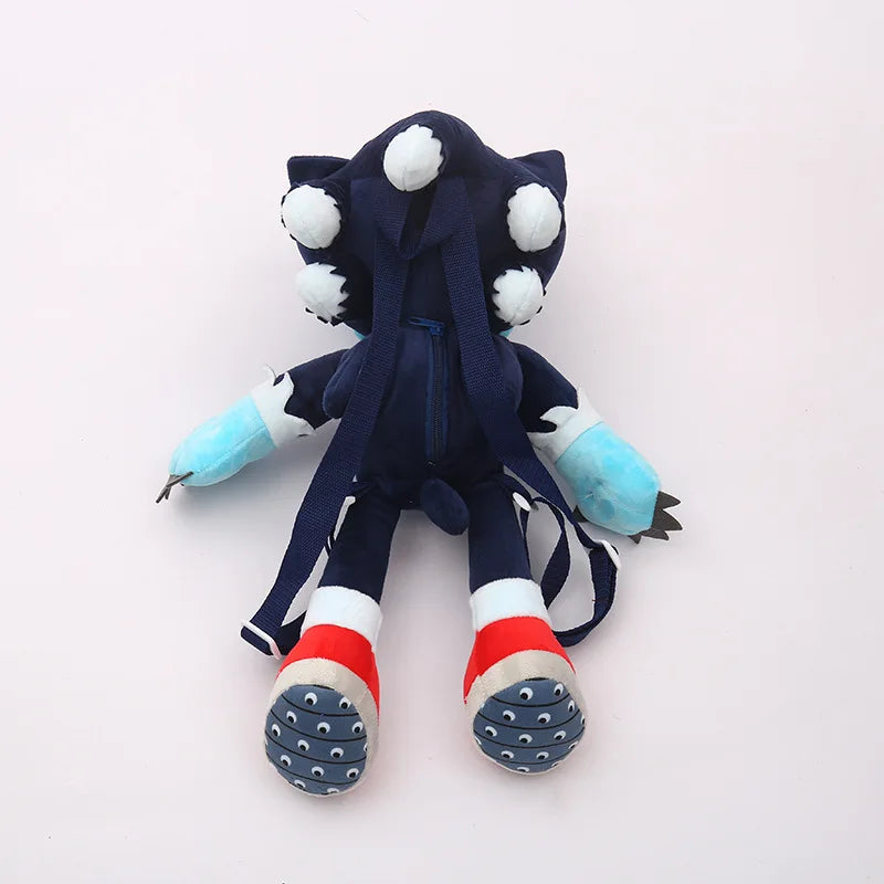 Anime Hedgehog Plush Backpack Soft Cartoon Shoulder Bag