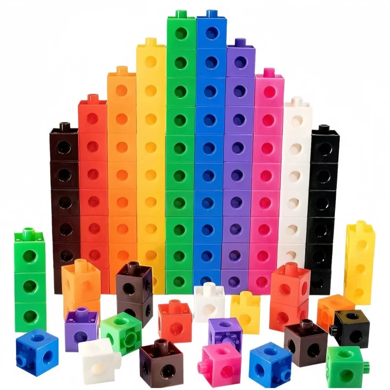 Rainbow Building Blocks for Maths and Creative Learning