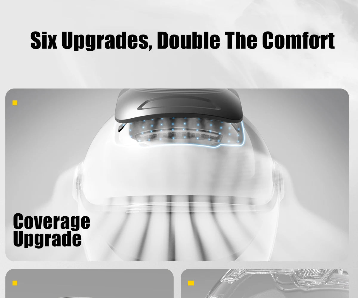 Open Face Electric Bike Helmet With Dual Visor