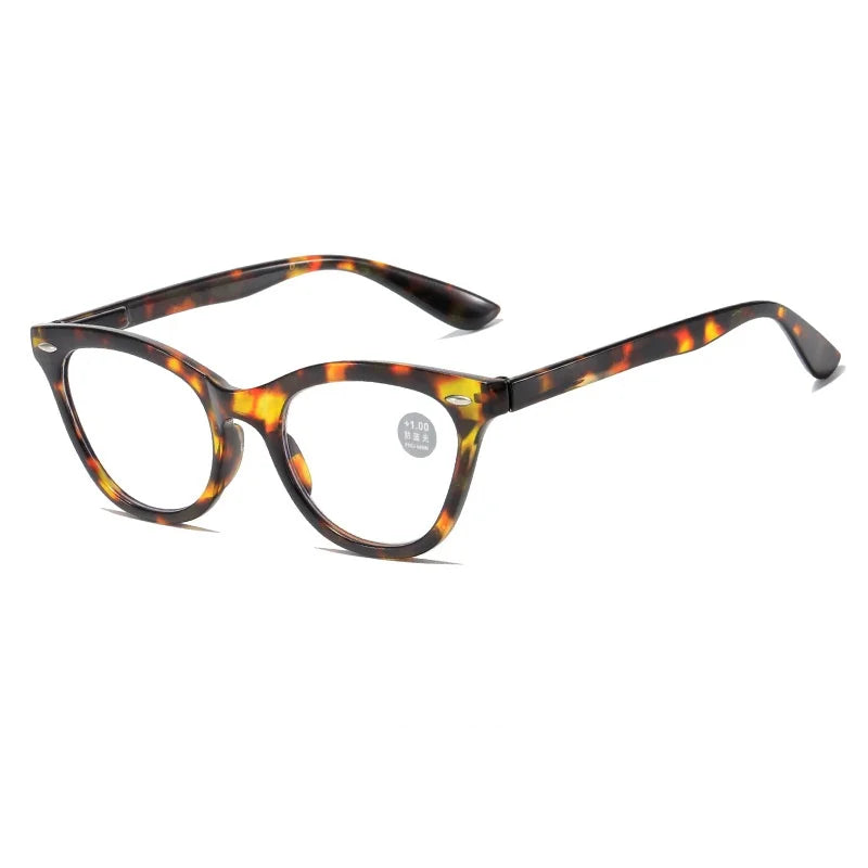 Retro Women Reading Glasses Cat Eyes Anti Blue Light Reading Eyeglasses Fashion Presbyopia Hyperopia Eyewear +1.0 +2.0 +3.0