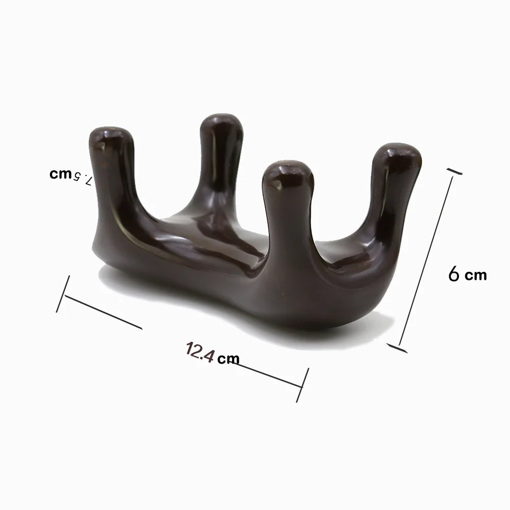 5A grade Original Si Bin Bian stone massage guasha kit point massage dog 140x70x75mm 100% original