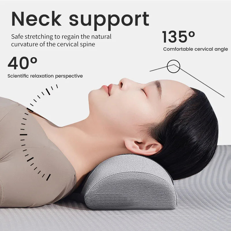 Neck pillow for sleeping specifically designed to protect the spine massage the spine aid sleep heat up non repairing Headrest