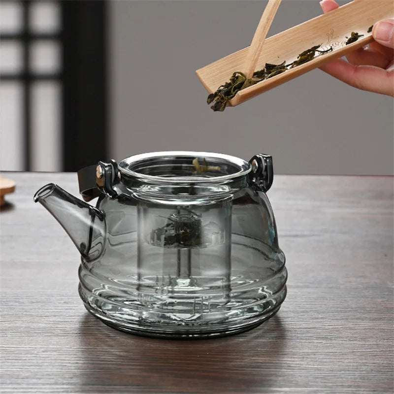 1000ml Stovetop Safe Borosilicate Glass Teapot with Infuser