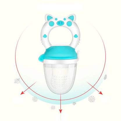 Food Grade Silicone Baby Fruit Feeder Pacifier Baby Food Mills with Cover Fresh Juice Extractor Fruit Vegetable Bite Eat Feeder