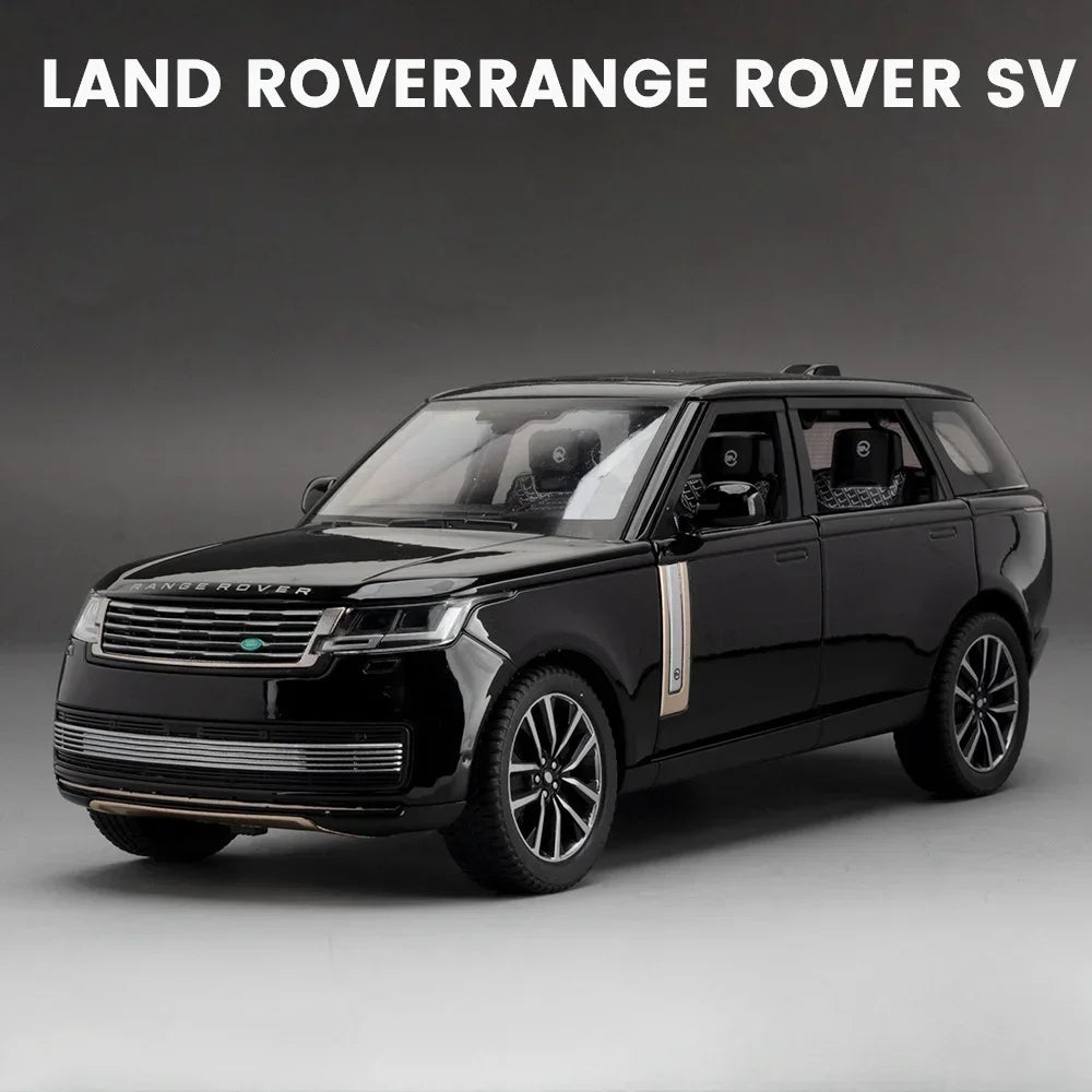 1:24 Land Rover Range Rover Defender Alloy Model Cullinan Diecast Car Toys Doors Opened Sound Light Vehices s Christmas Gifts