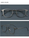 Fashionable Glasses Frame For Men Pure Titanium Acetate Anti Blue Light Eye Glasses Hot Original Brand Spectacles