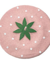 Strawberry Beret Hat Breathable Warm Headwear Streetwear Beanie Elegant Painter Hat