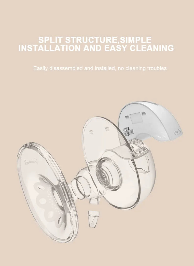 Wearable Electric Model Breast Pump Fully Automatic Portable Hands-free Silent Integrated Breast Pump  Accessories