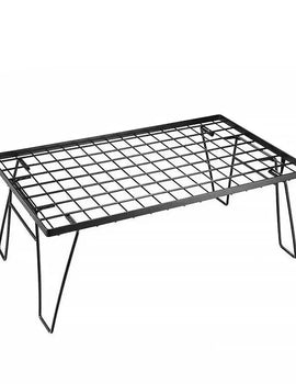 Foldable Camping Table, Outdoor Barbecue Iron Table, Tea Cooking, Picnic Backy Mini Desk, Portable Aluminum Alloy