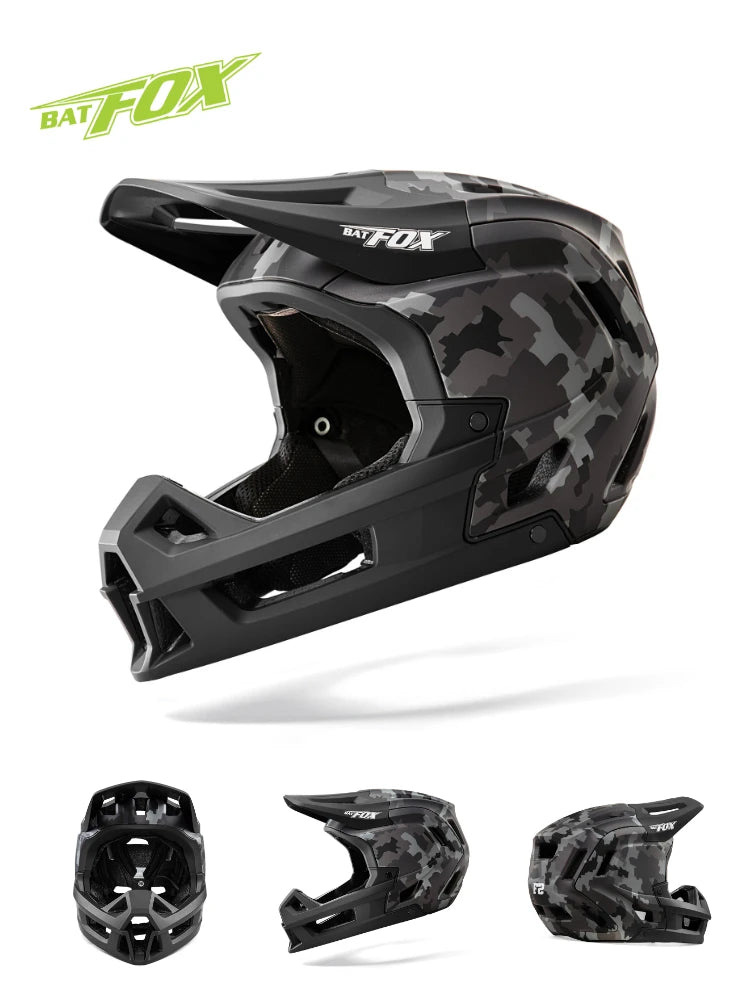 Full Face MTB Cycling Helmet For Downhill And Off Road Riding