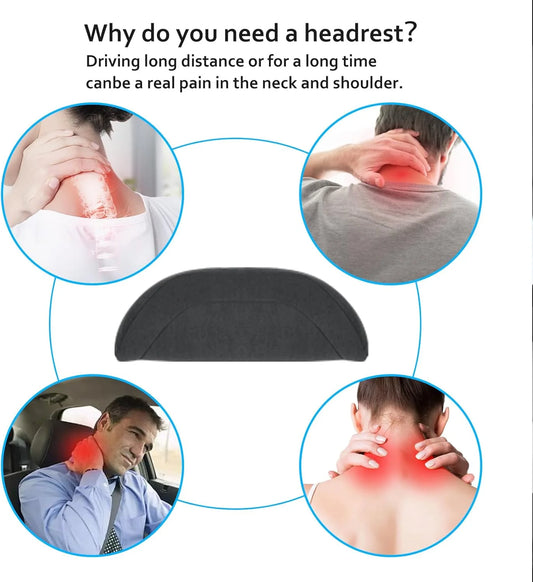 Memory Foam Lumbar Support and Headrest Pillow for Tesla Model 3 and Model Y