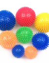 Pet Dog Toys Cat Puppy Sounding Toy Polka Squeaky Tooth Cleaning Ball TPR Training Pet Teeth Chewing Toy Thorn Balls Accessories