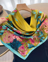Square Women Scarves Silk Office Ladies Hair Neck Bandanna Headband Foulard Headcloth Muslim Headscarf Female muffler