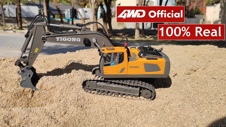 Remote Control Excavator 4x4 Alloy Dump Truck Bulldozer Radio Model RC Car Construction Vehicle Toy  Gifts