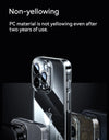 Case For iPhone 16 Pro Max Case Crystal Transparent PC Anti-Yellow Material Lens Protection Cover For iPhone 16 Pro Case