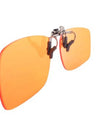 Clip 100% Blue Light Blocking glasses Red Lens ,Orange Lens Anti fatigue Detachable Lens Gaming Glasses Computer Eyeglasses