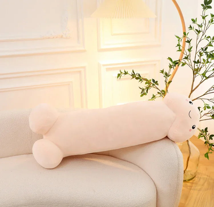105cm Big Size Trick Penis Plush Kawaii Soft Simulation Dick Plushie Real-life Penis Pillow Sexy Hugging Pillow Girlfriend Gifts