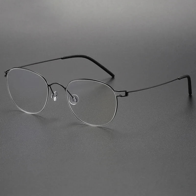 Polygon Titanium Screwless Ultralight Eyeglasses Frame